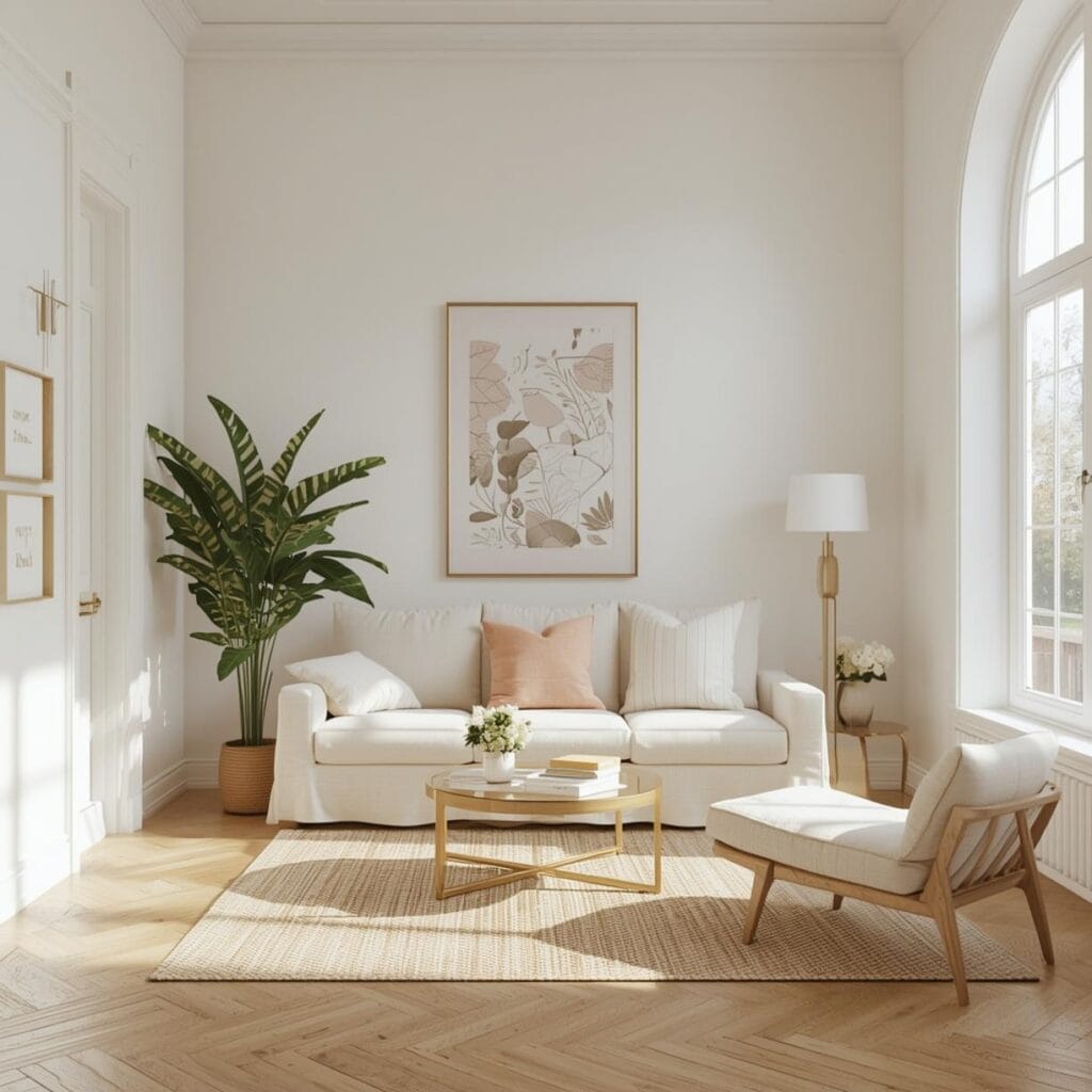 Black Living Room Tables final look