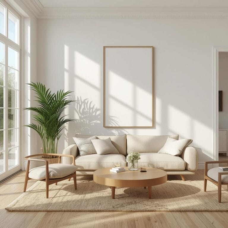 Boho Living Room Furniture final look