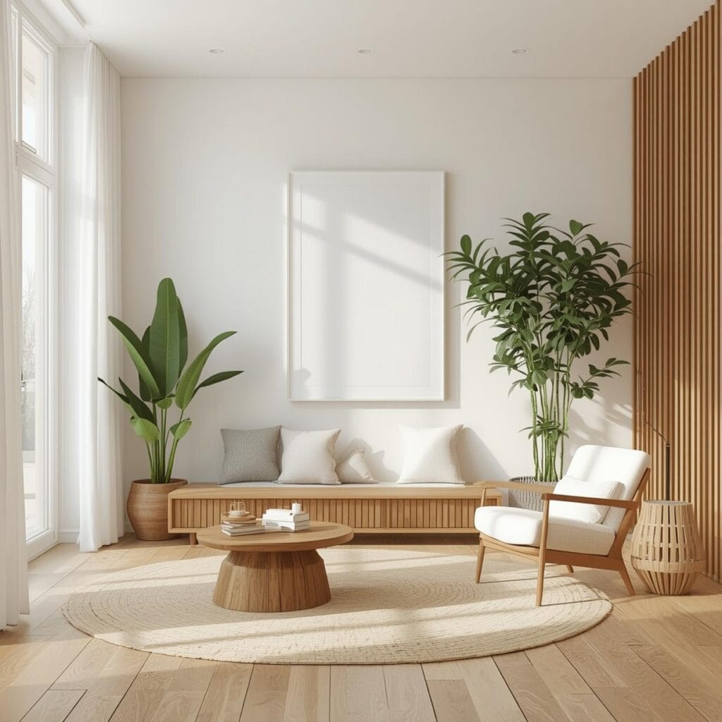 Coastal Living Room Furniture final look