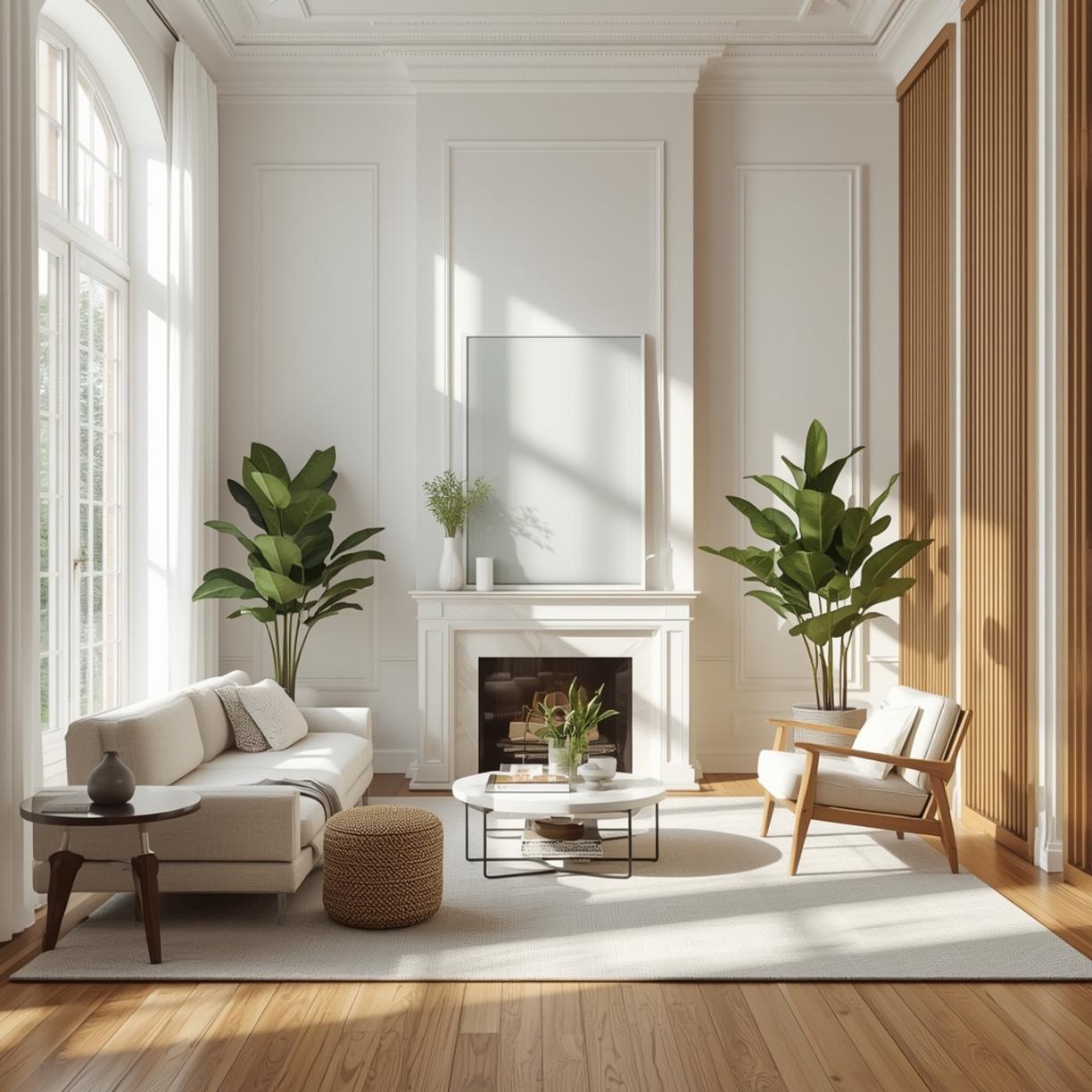 Farmhouse Curtains for Living Room final look