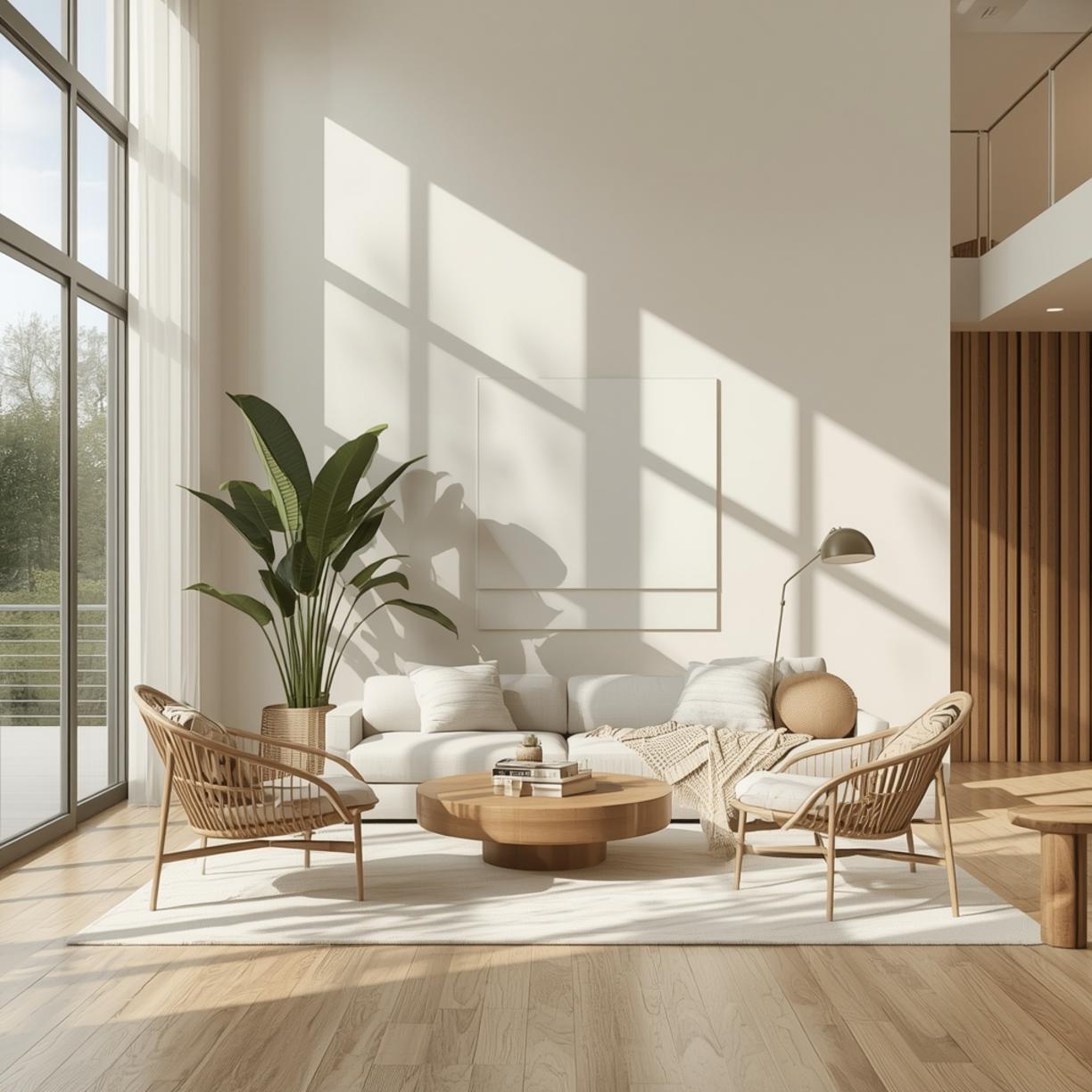 Gray Living Room Rugs final look