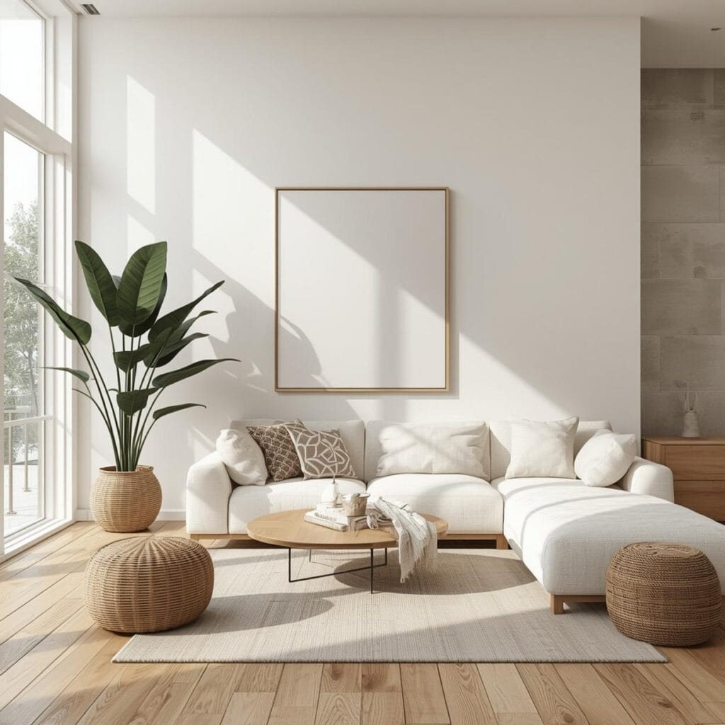 Living Room Curtains & Wall Decor final look