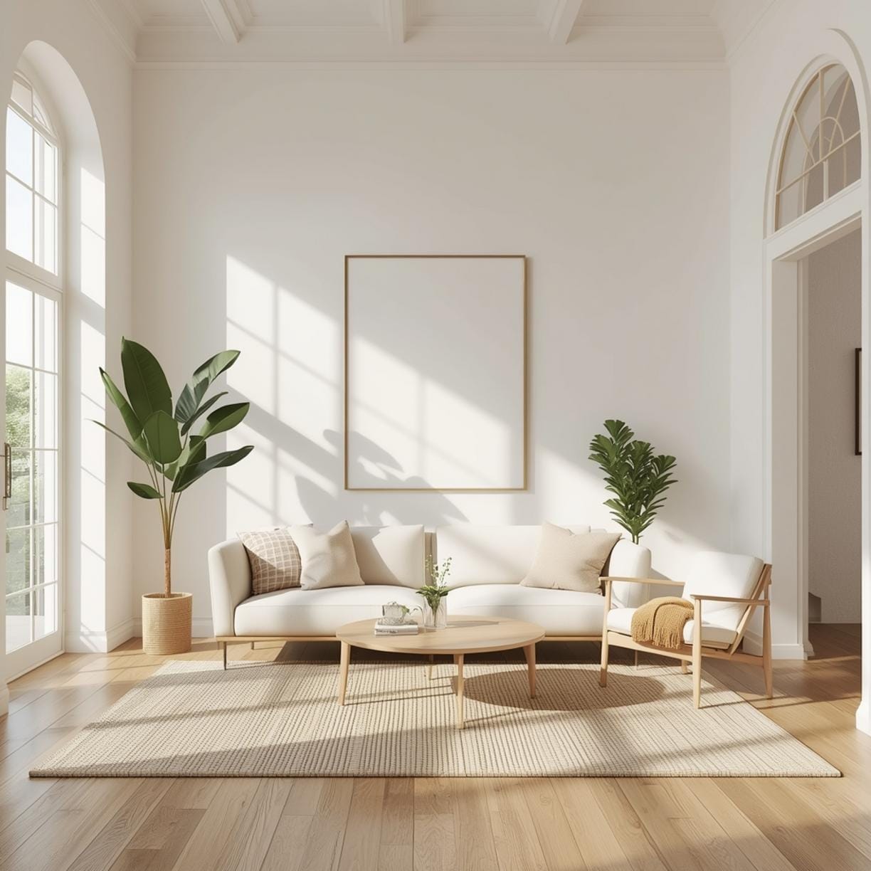 Mid Century Modern Living Room Furniture final look