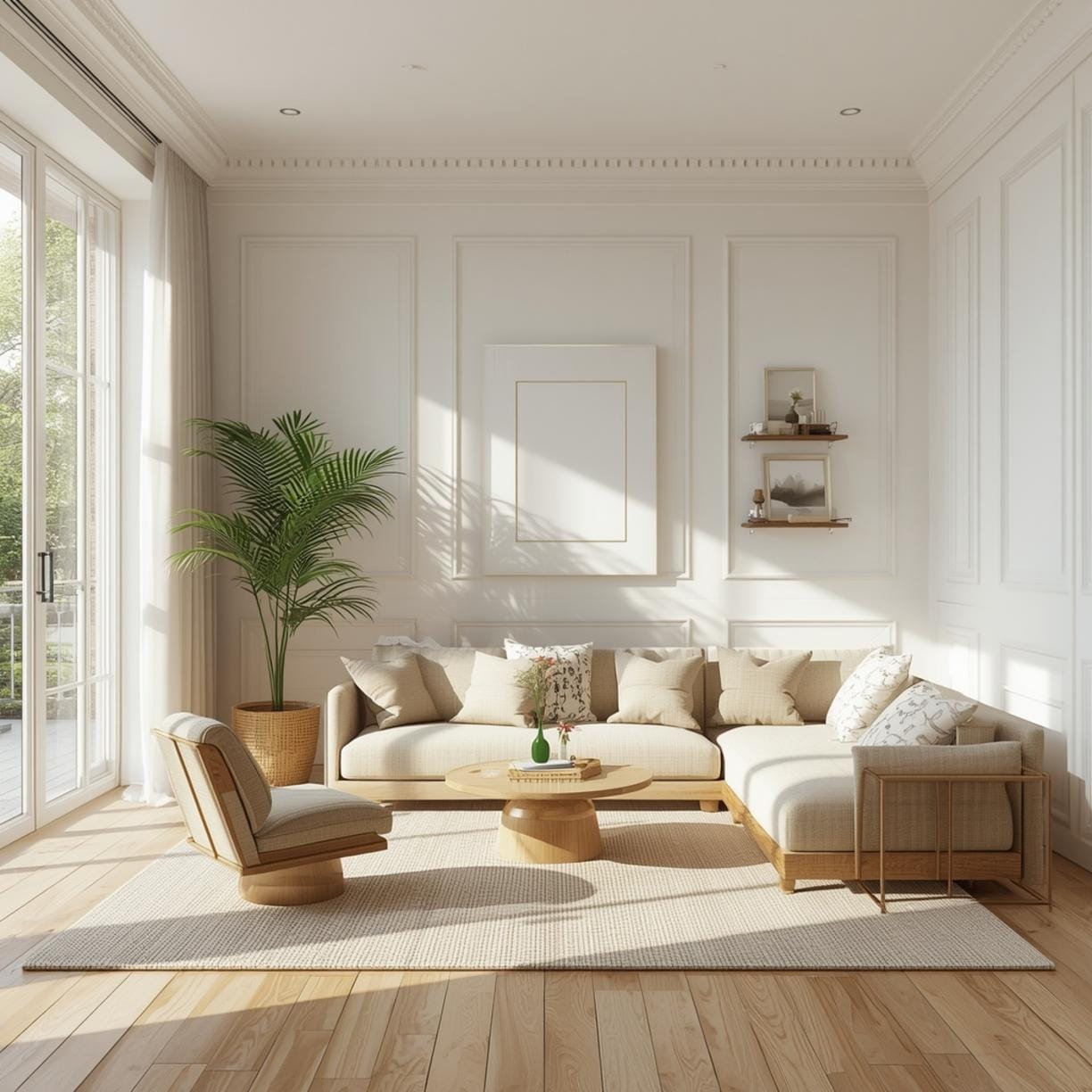 Oval Rugs for Living Room final look