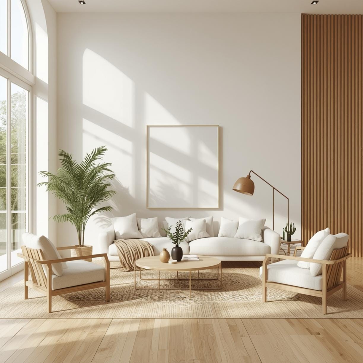Standard Living Room Dimensions final look
