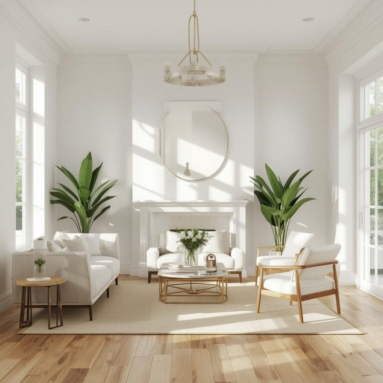 Two Color Combinations for Living Room final look