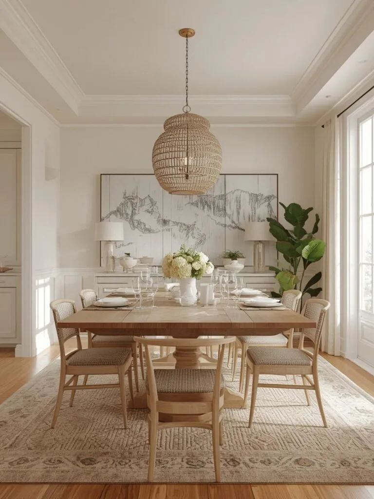 Coastal Dining Room Sets final look