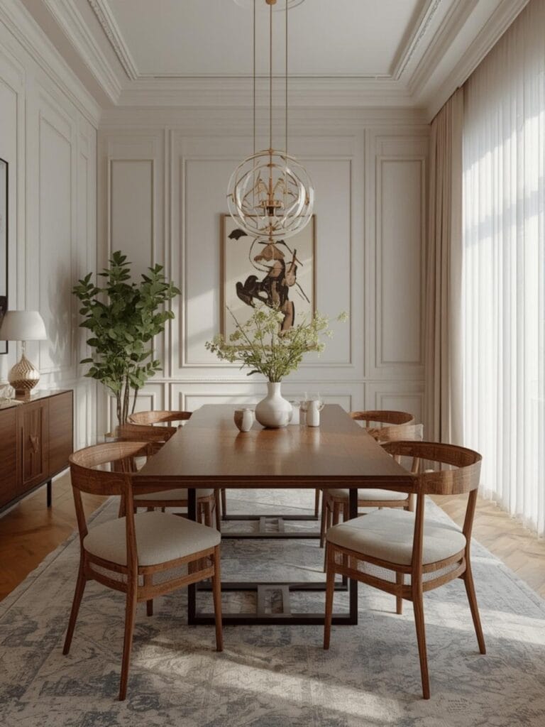 Rectangle Dining Room Table Sets final look
