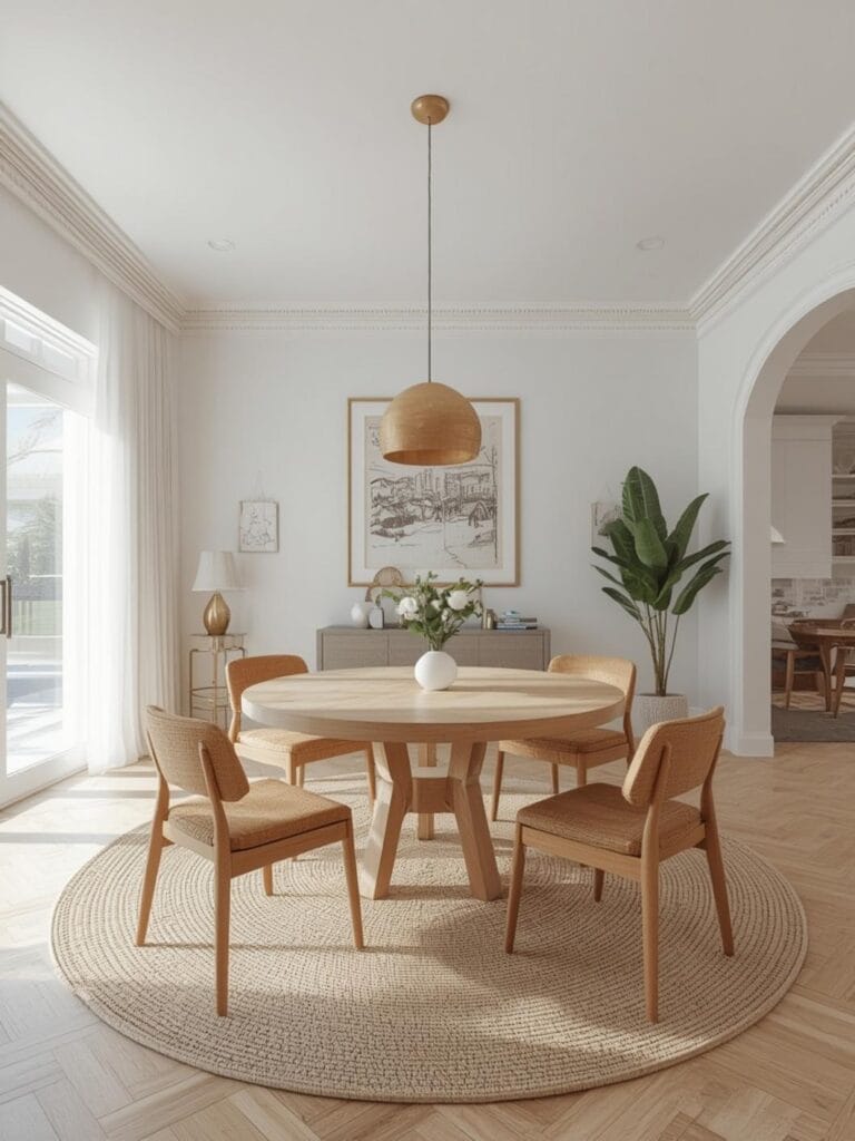 Round Dining Room Table Sets final look