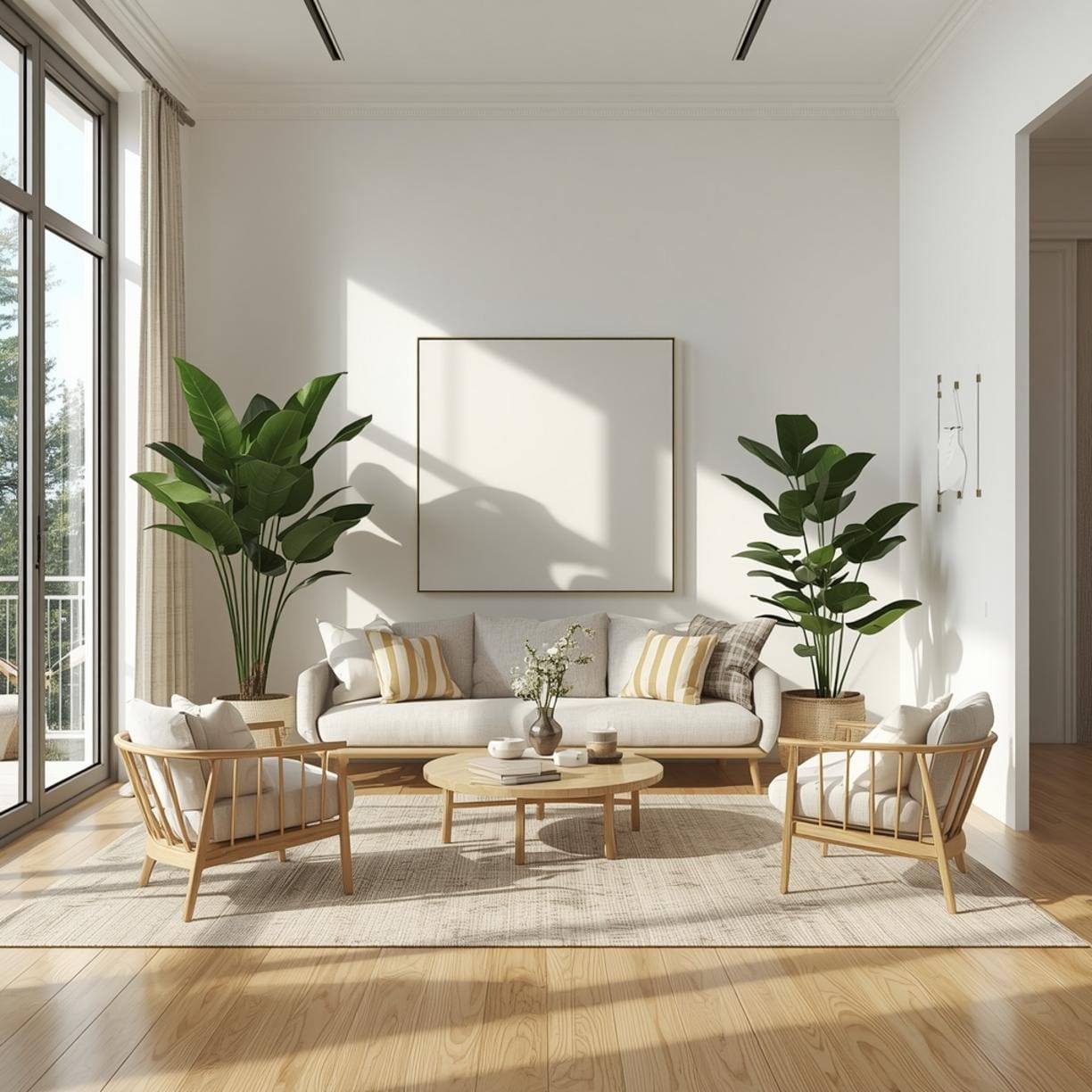 Rustic Living Room Fireplace Ideas final look