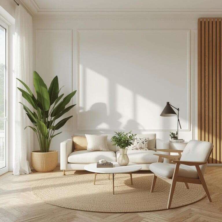 Victorian Living Room Design final look