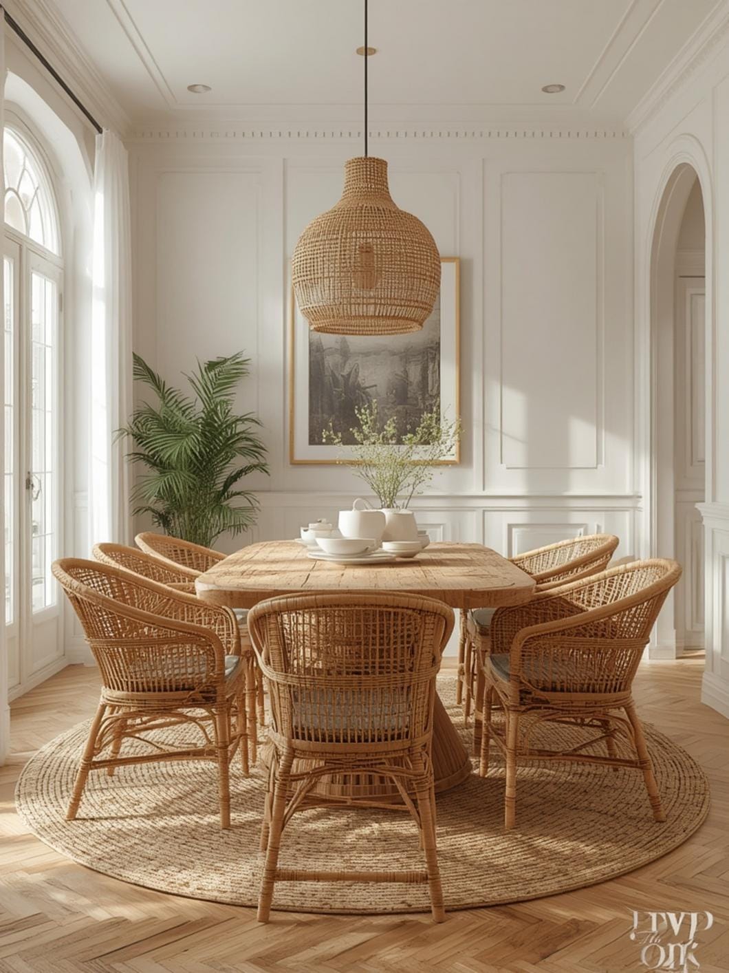 Wicker Dining Room Sets final look