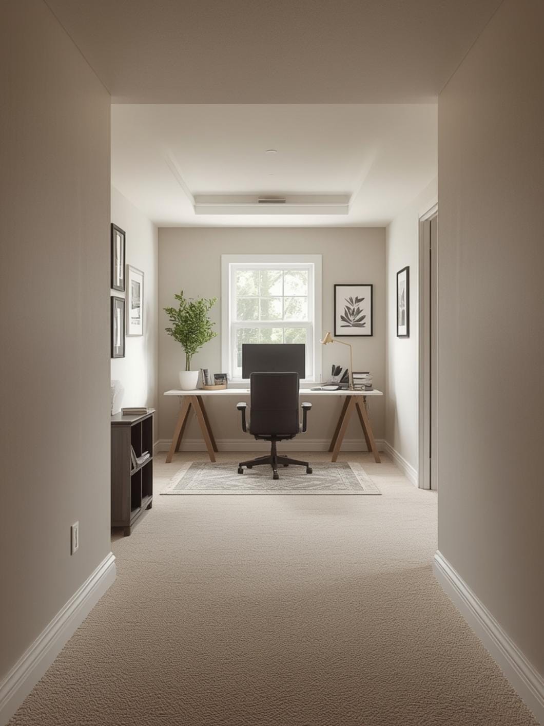 basement home office ideas final look