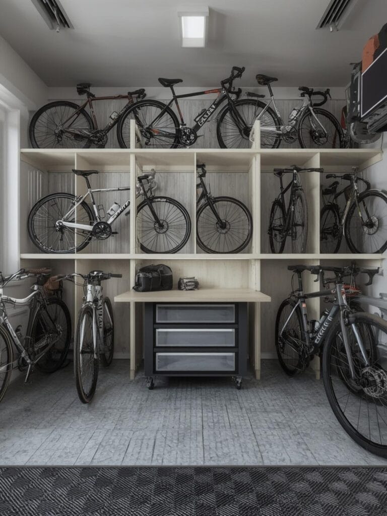 bike organizers for garage final look