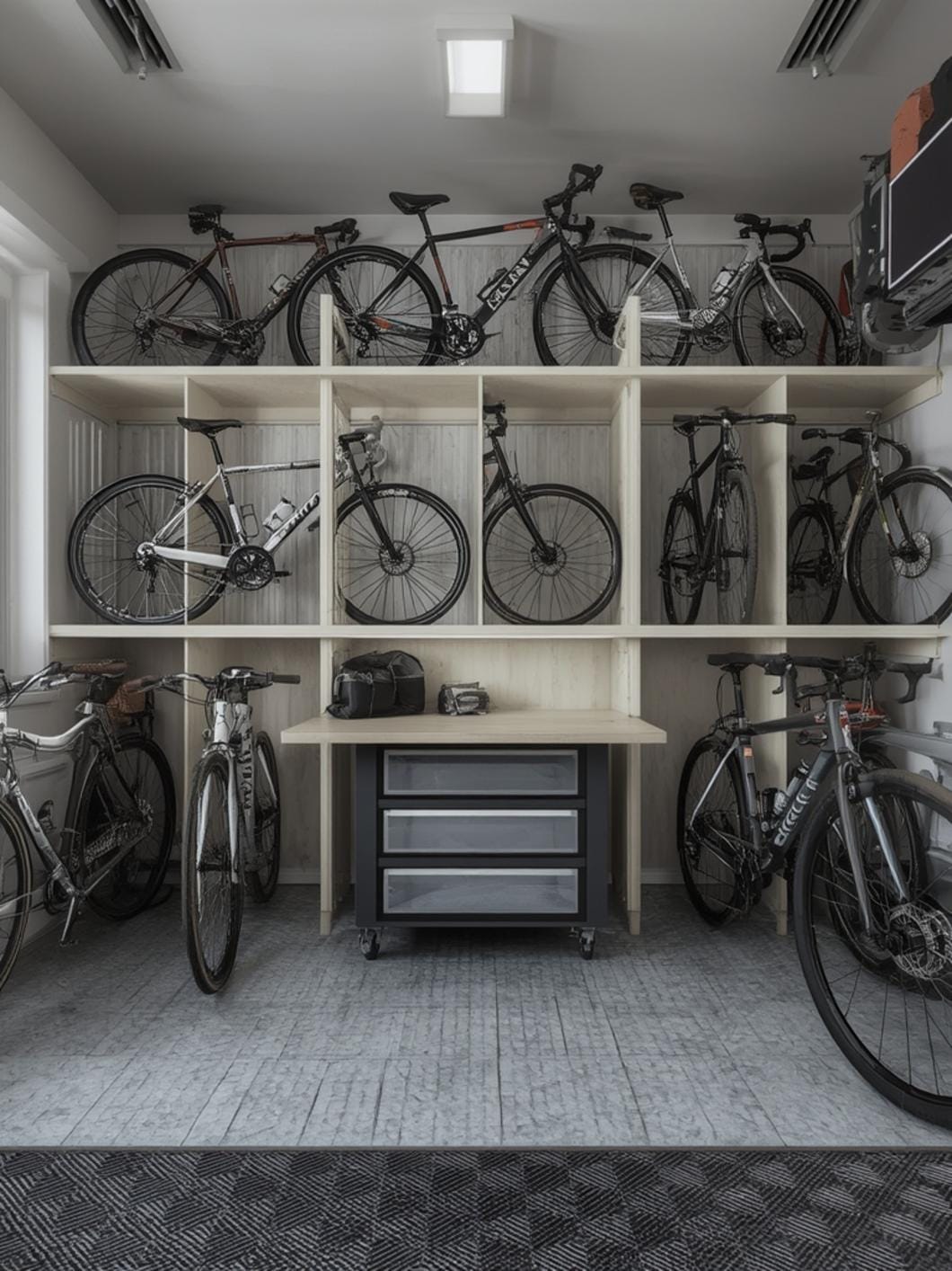 bike organizers for garage final look