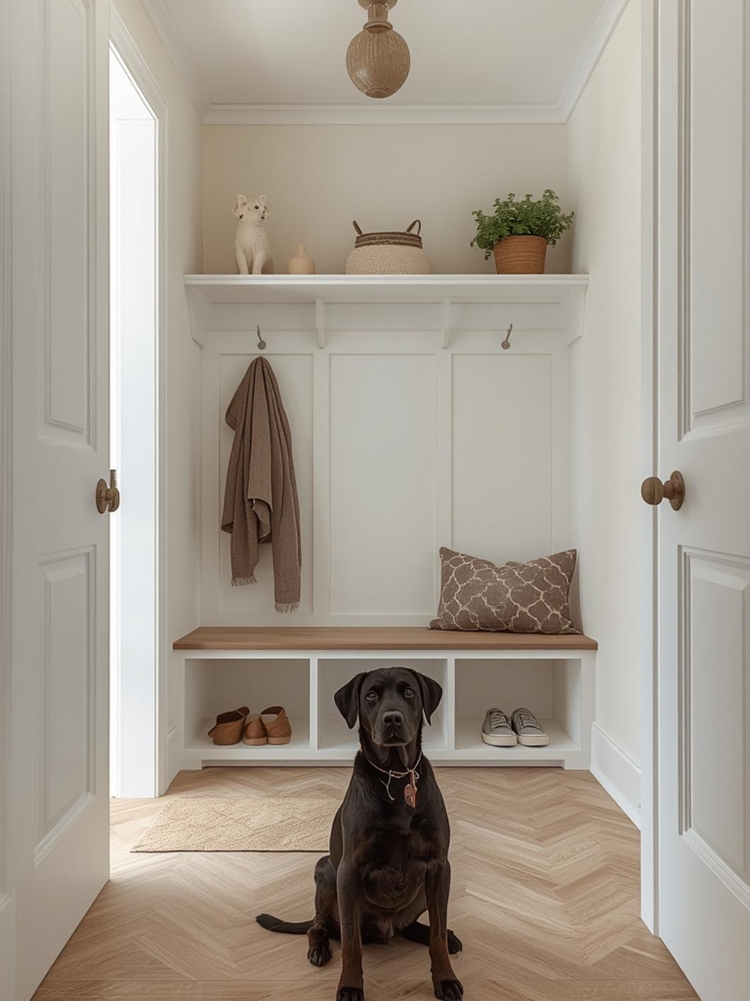 dog mudroom ideas final look
