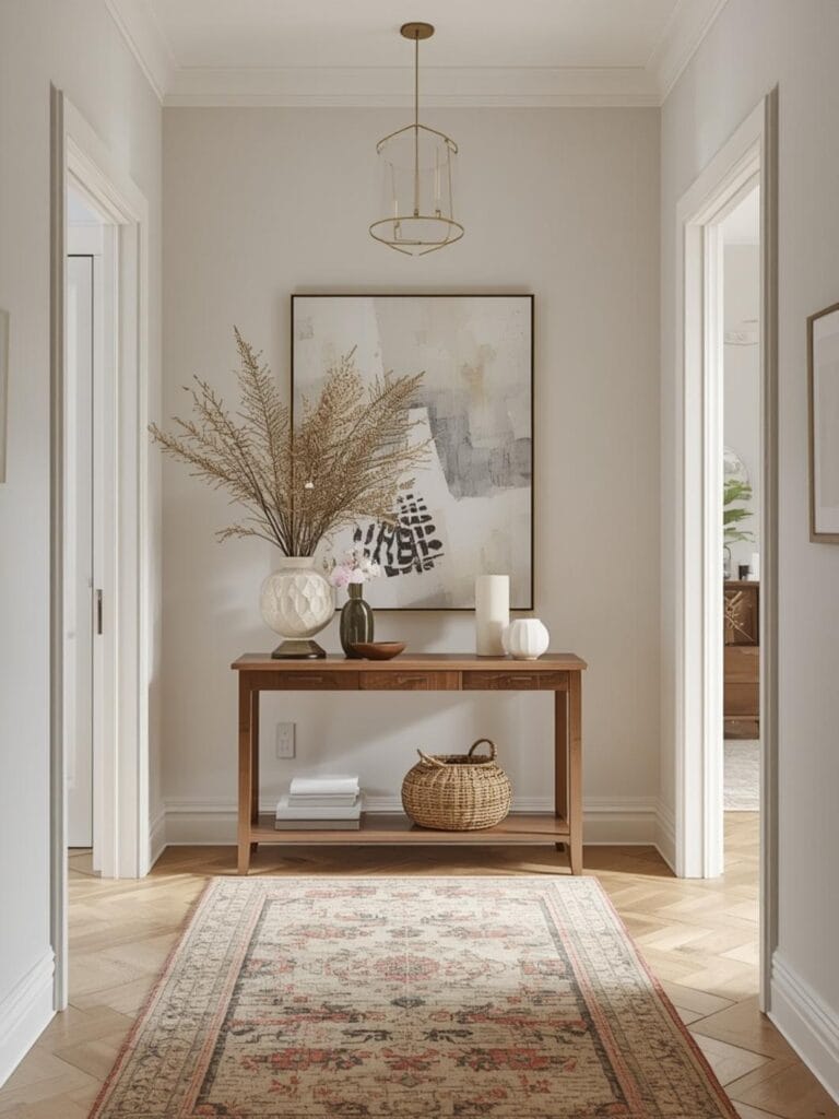 entryway table decoration ideas final look