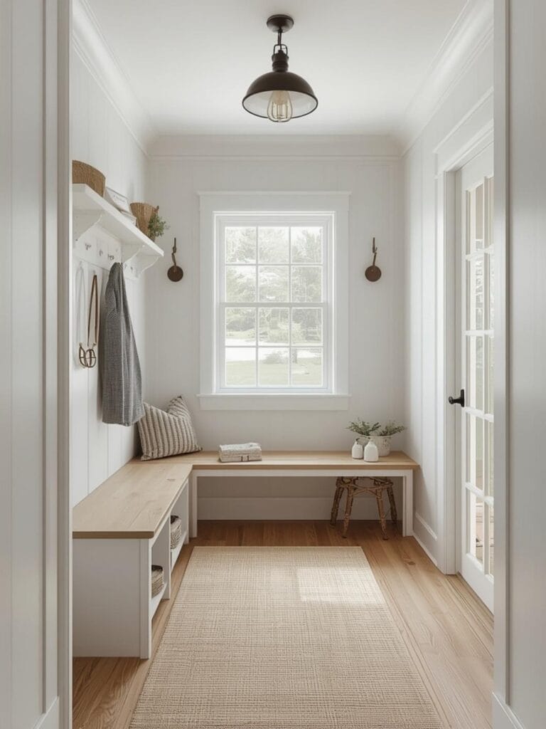 farmhouse mudroom ideas final look