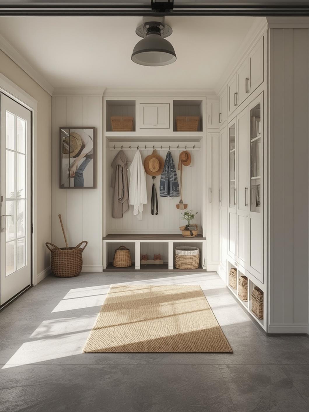 garage mudroom ideas final look