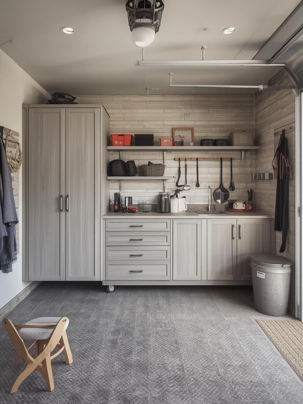 garage organizer canton final look