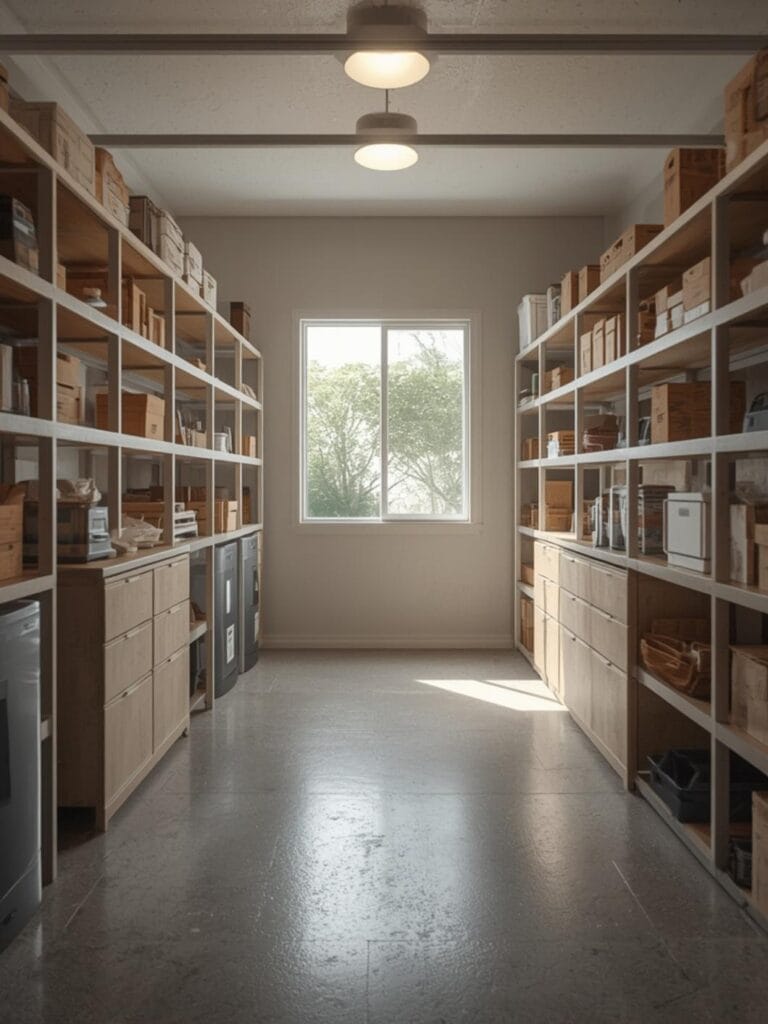 garage sale organization final look