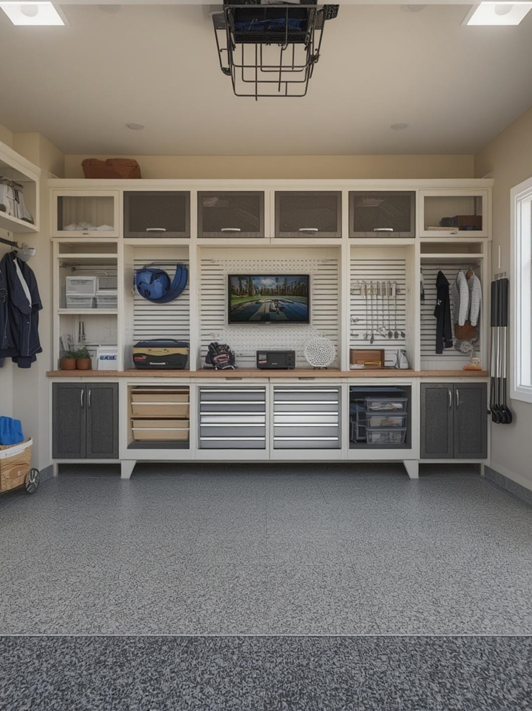 golf garage organizer final look