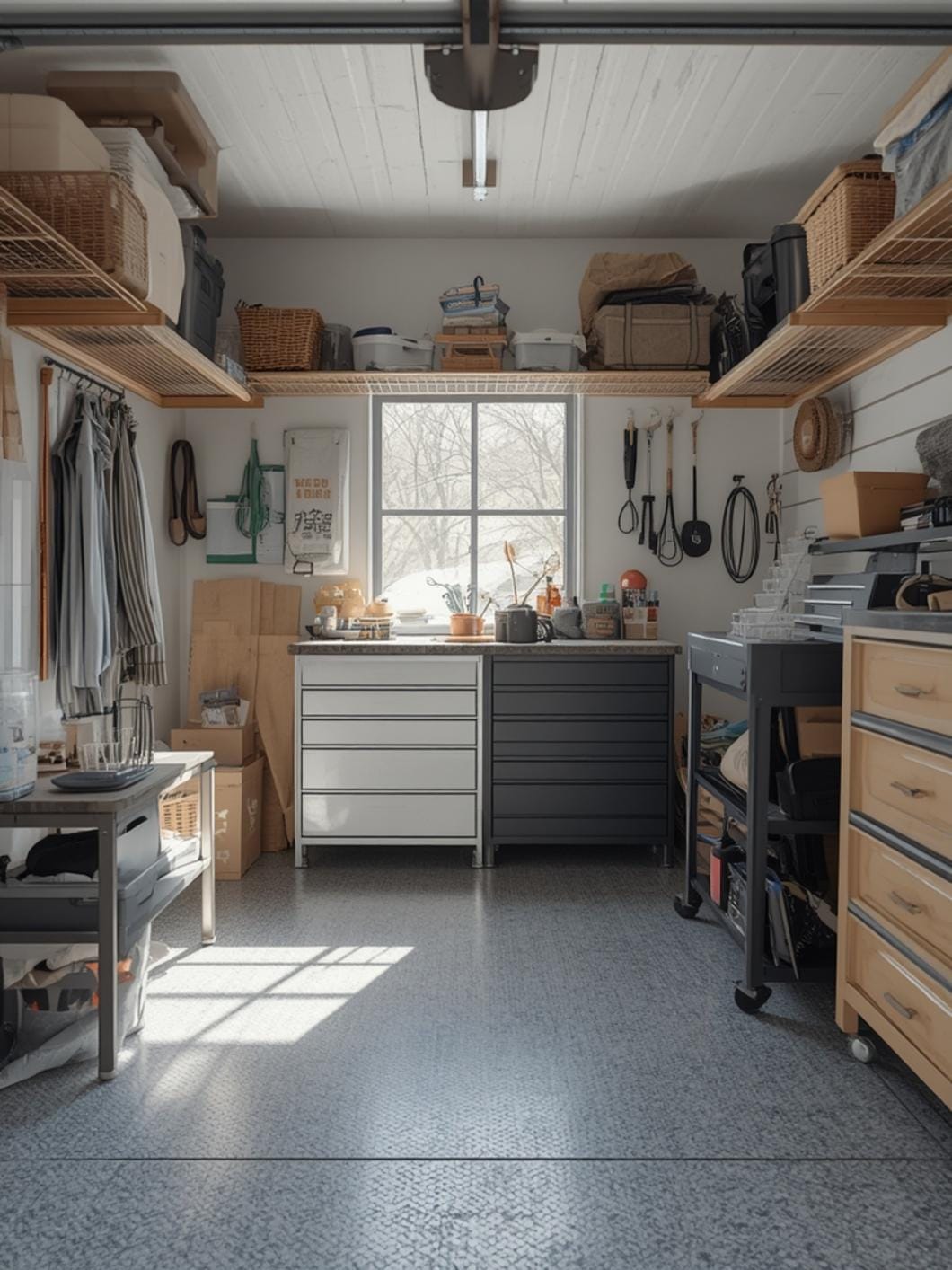 how to organize garage clutter final look