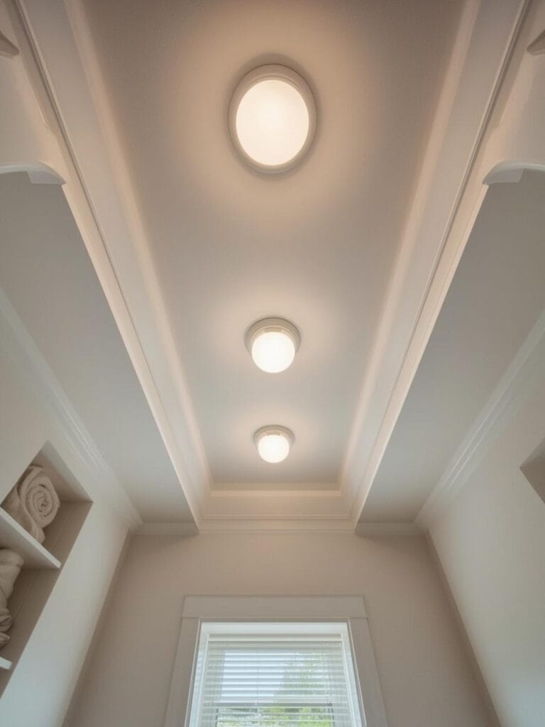 laundry room ceiling light ideas final look