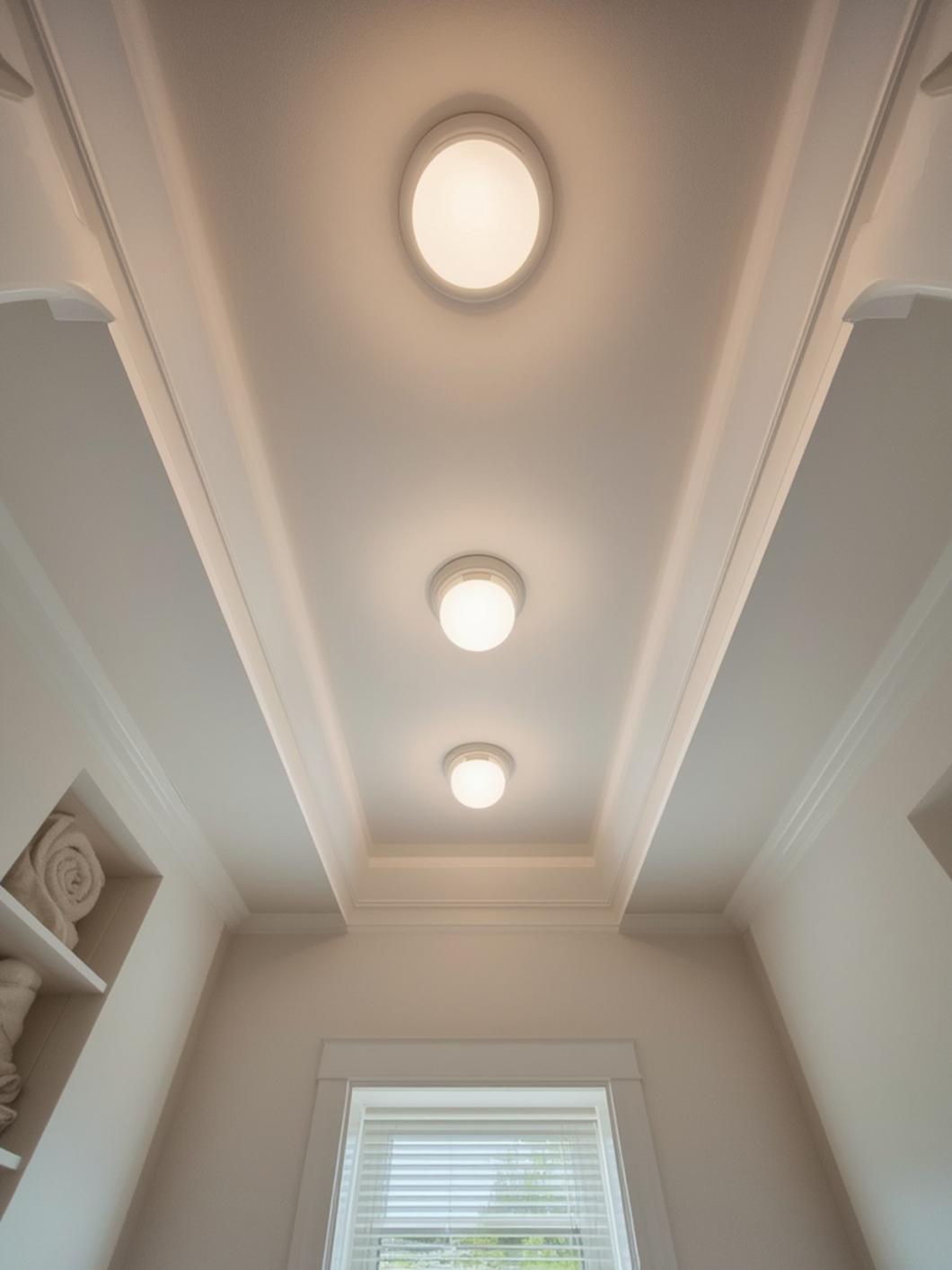 laundry room ceiling light ideas final look