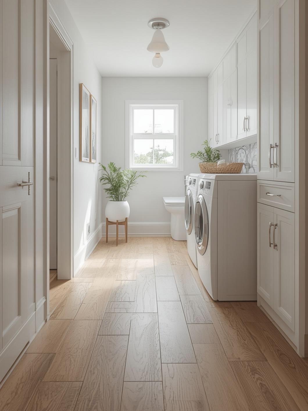laundry room flooring ideas final look