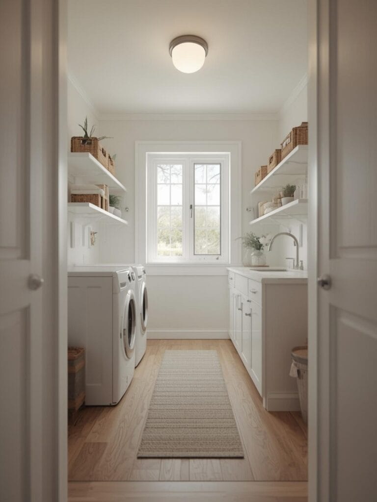 laundry room light ideas final look