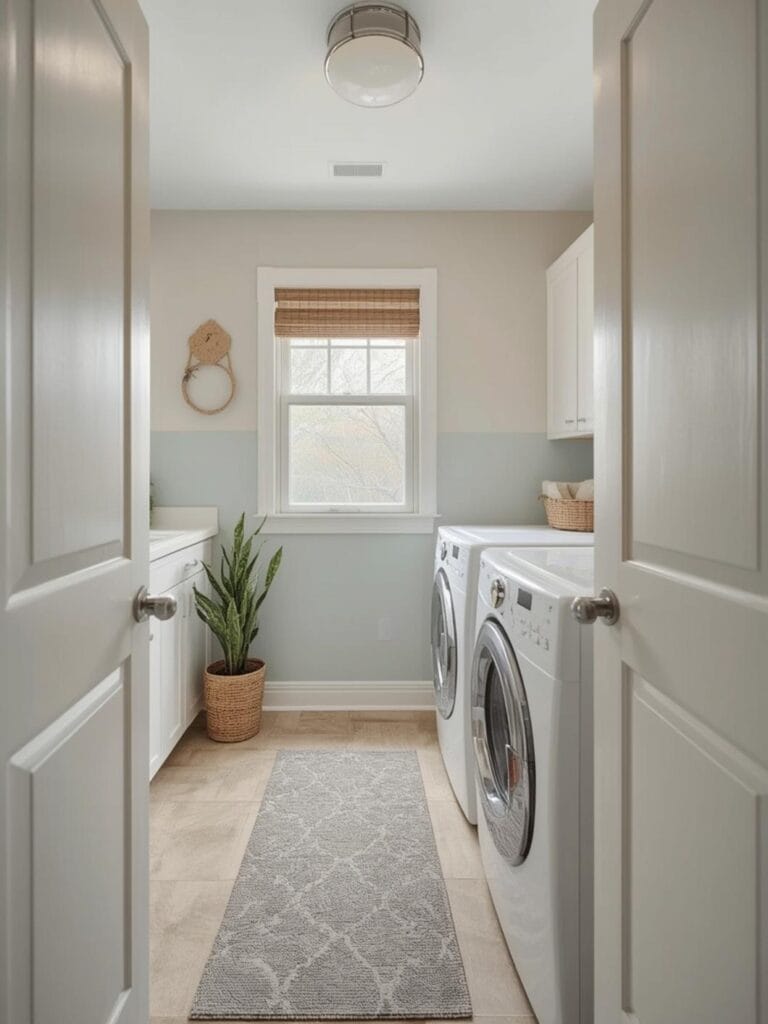 laundry room painting ideas final look