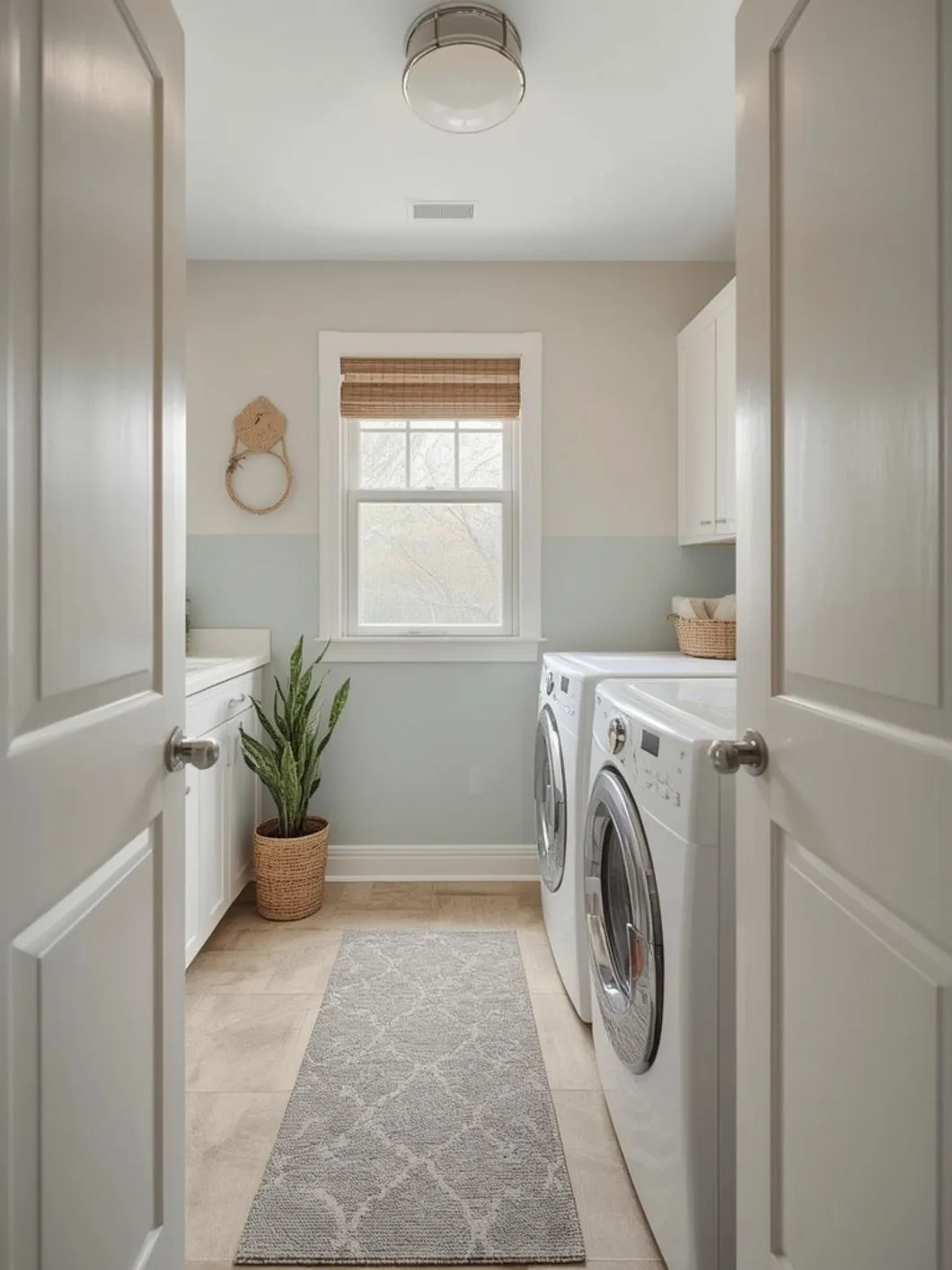 laundry room painting ideas final look