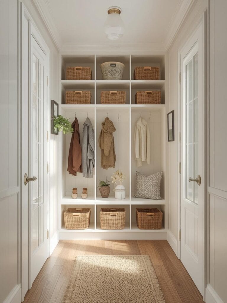 mudroom closet ideas final look