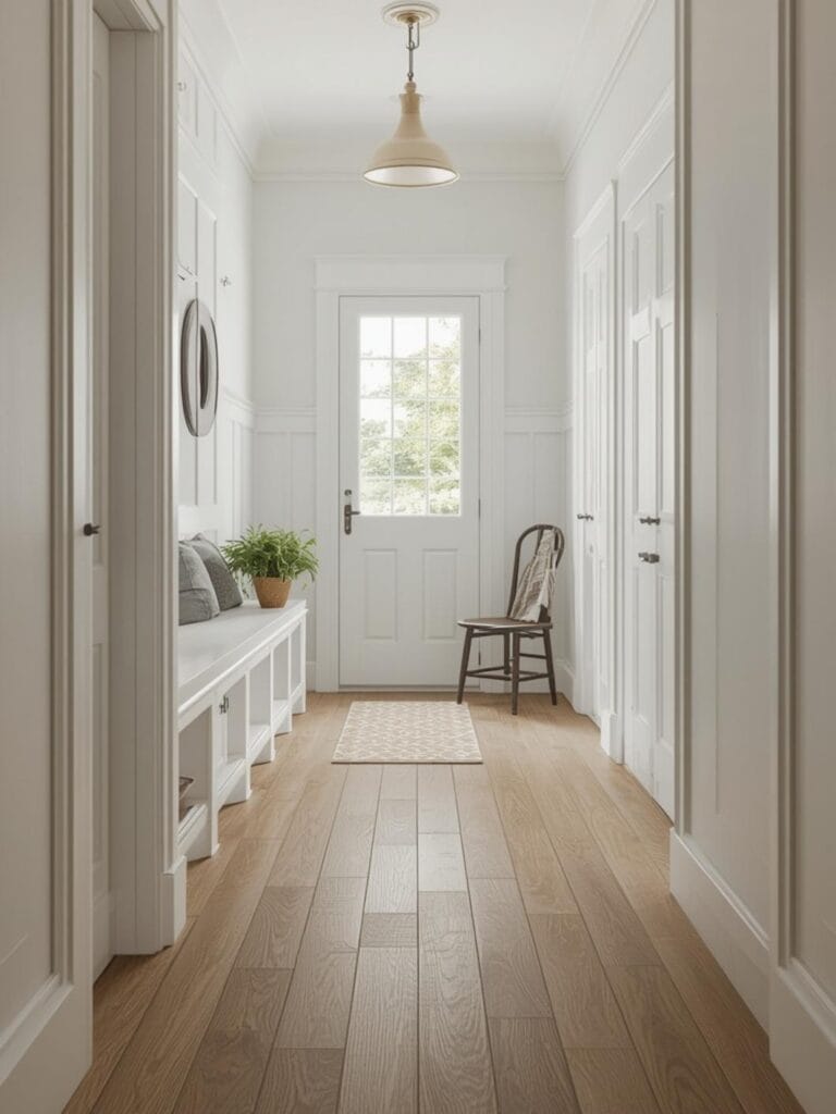 mudroom flooring ideas final look