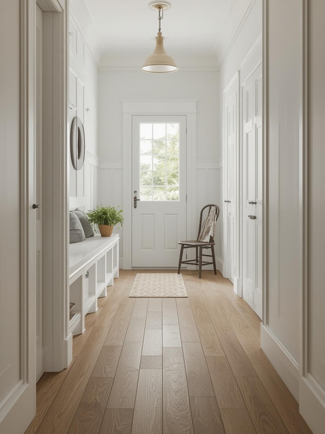 mudroom flooring ideas final look