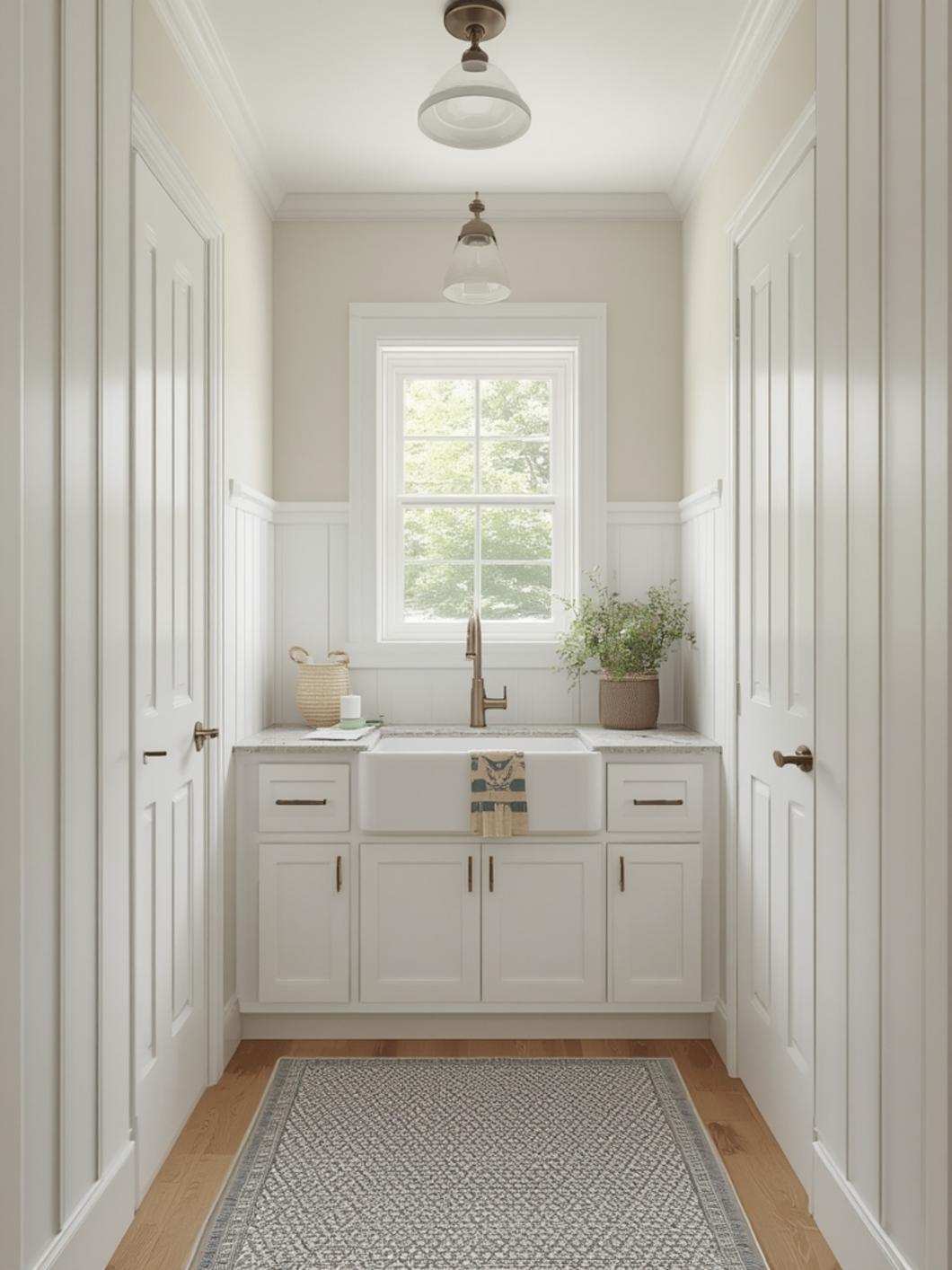 mudroom ideas with sink final look