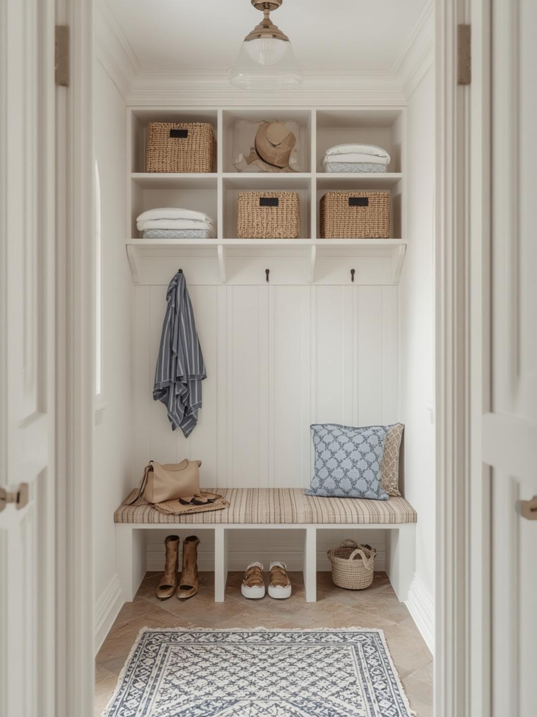 mudroom shelf ideas final look