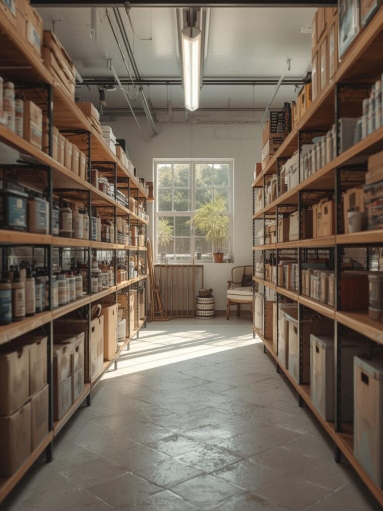 organize garage sale final look