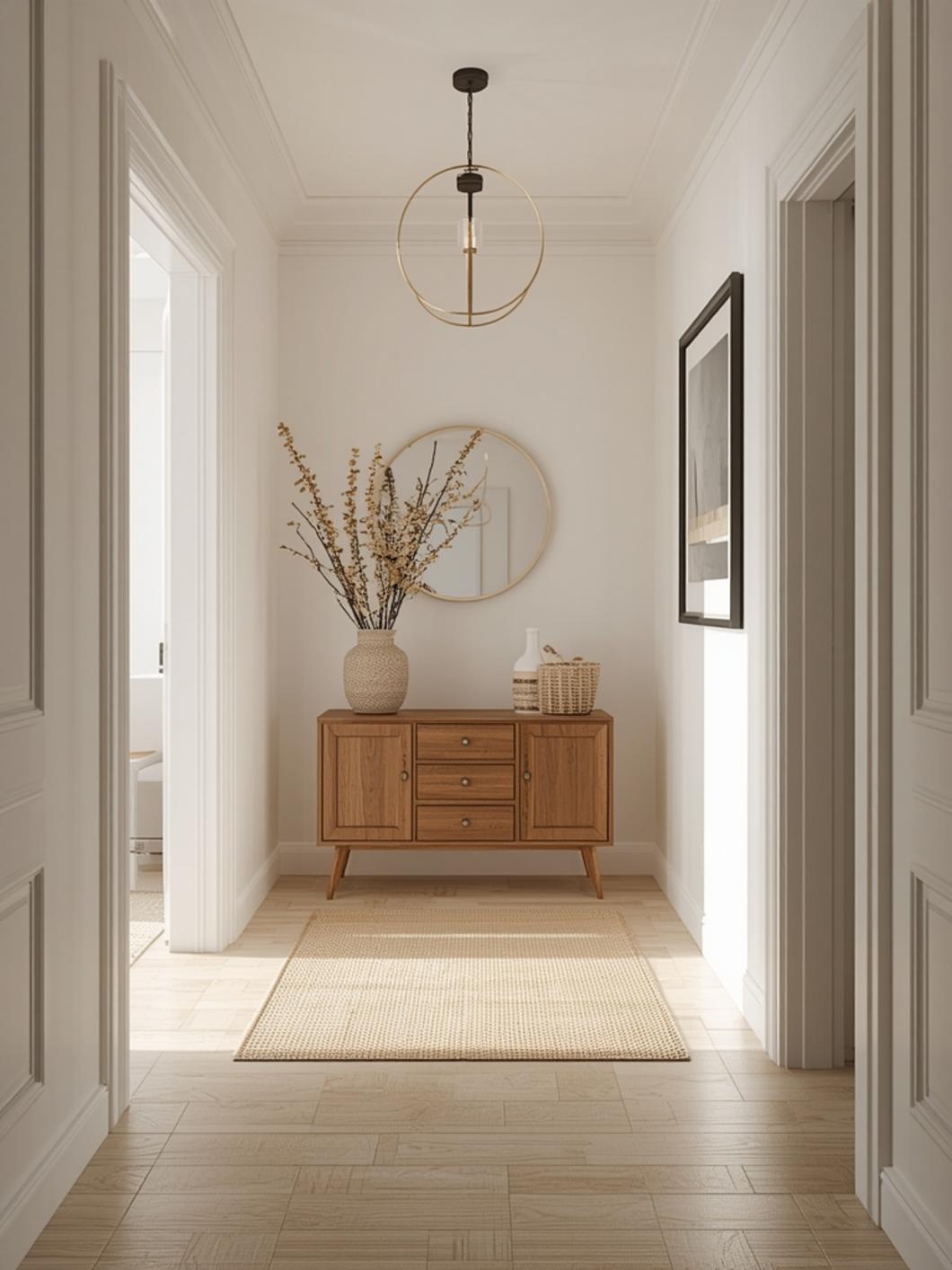 small entryway decor final look
