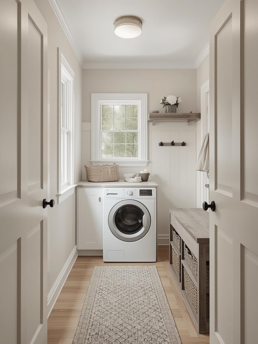 small laundry room and mudroom ideas final look