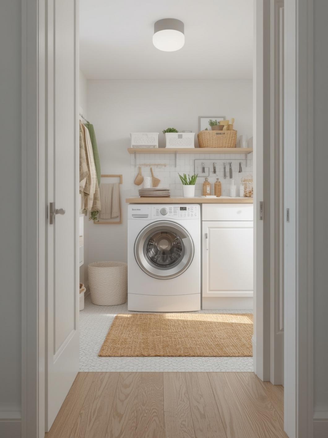 small laundry room floor ideas final look
