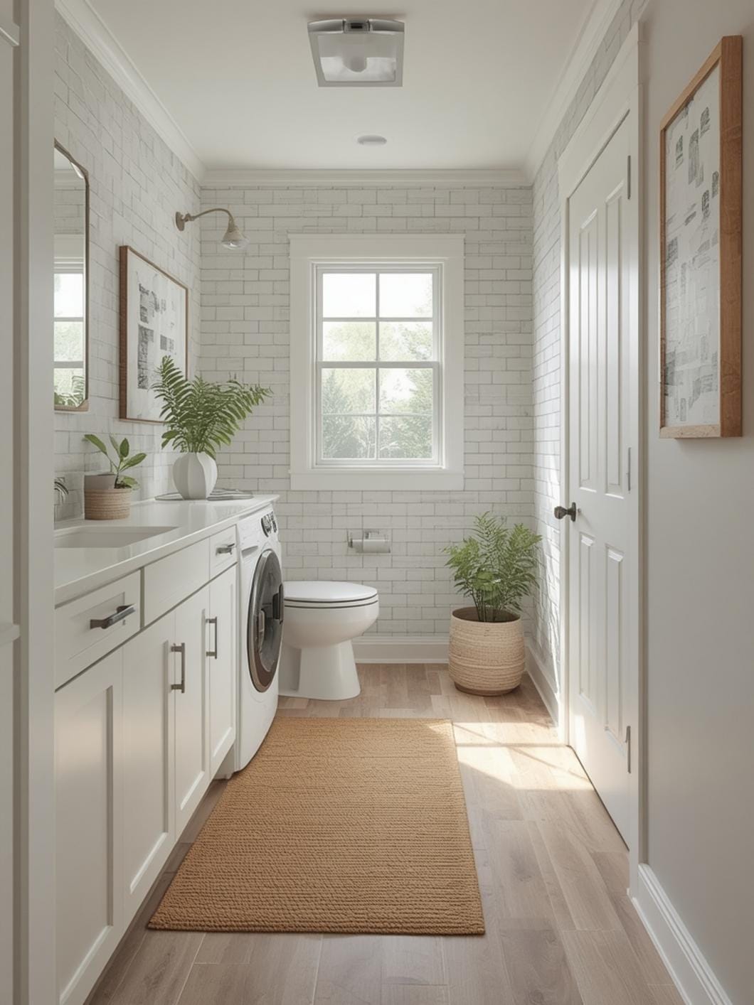 tile ideas for laundry room final look