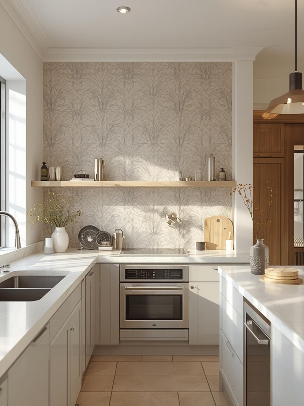 Kitchen accent wall ideas final look