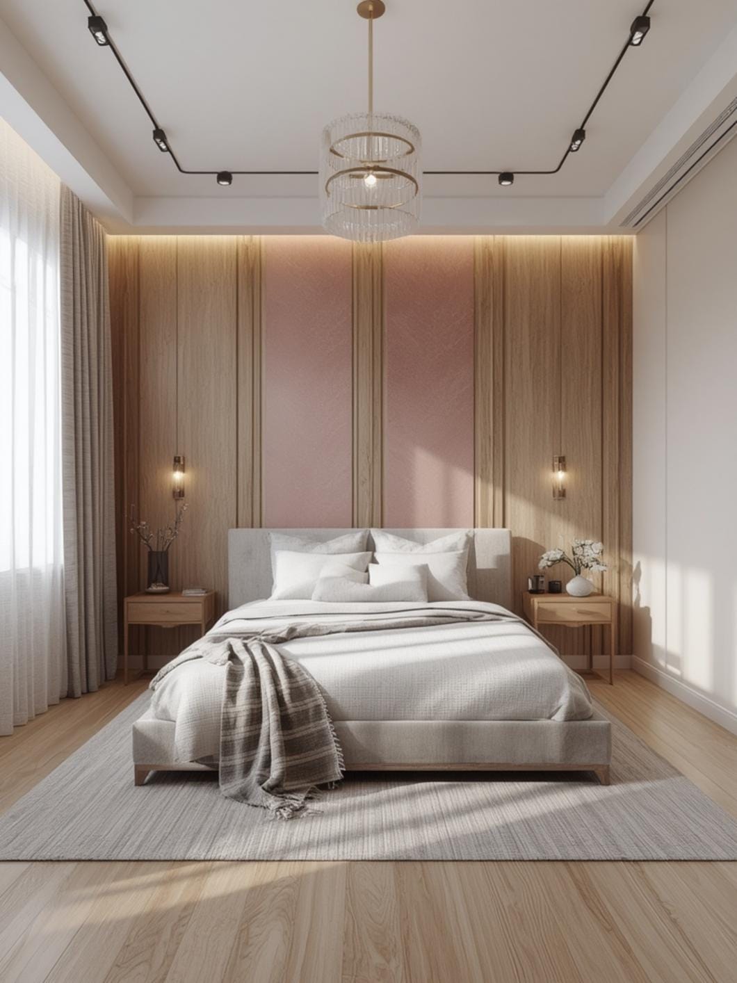 accent wall ideas for small bedroom final look