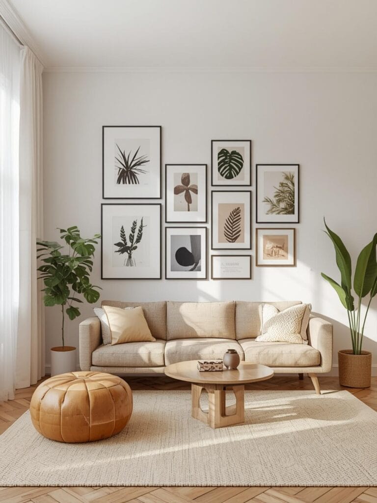 boho gallery wall ideas final look