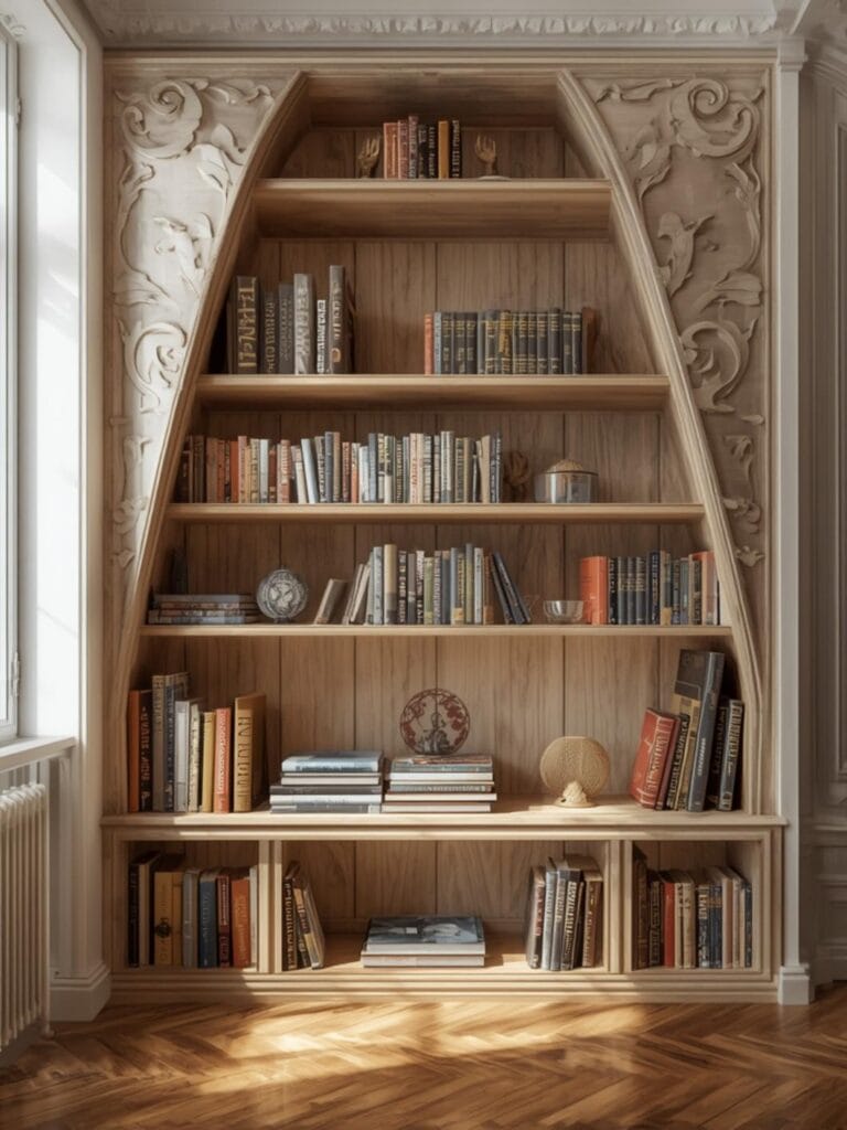 bookshelf decor idea final look