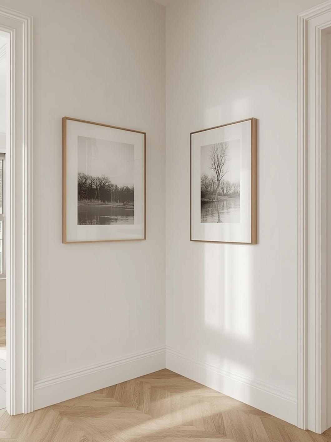 corner gallery wall ideas final look