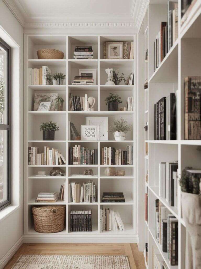 ideas for decorating a bookshelf final look