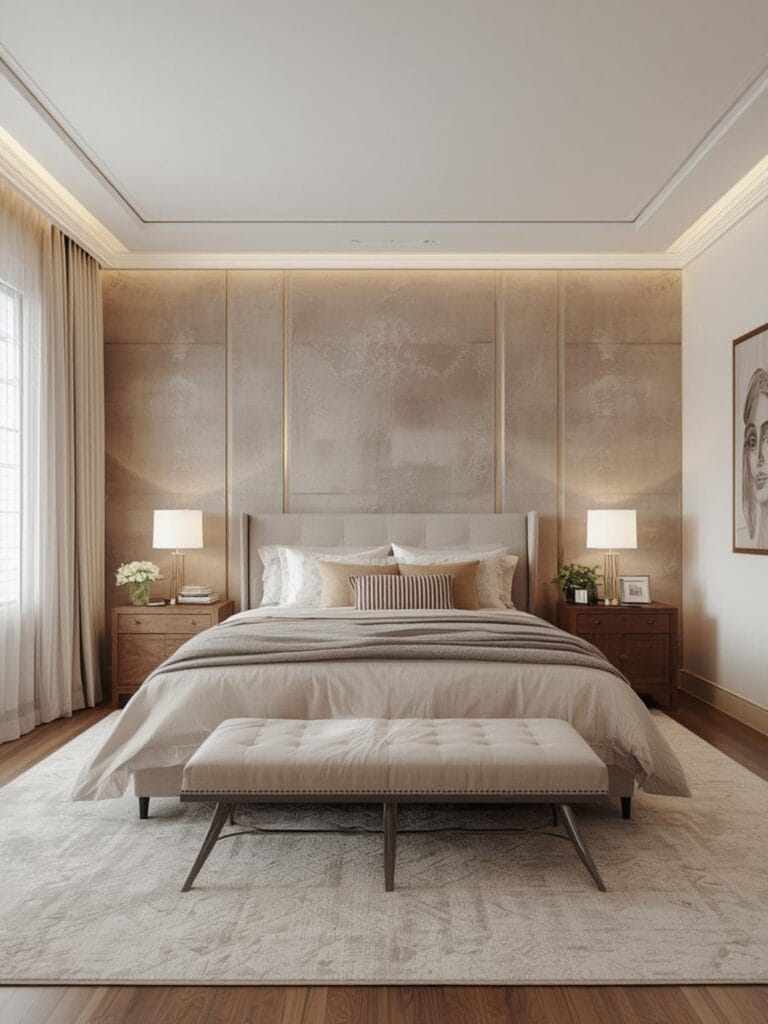 master bedroom bedroom accent wall ideas final look